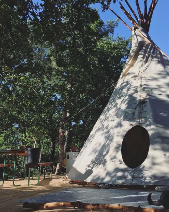 Tipi Lodge dans la Forêt Mimizan-Plage Exterior foto