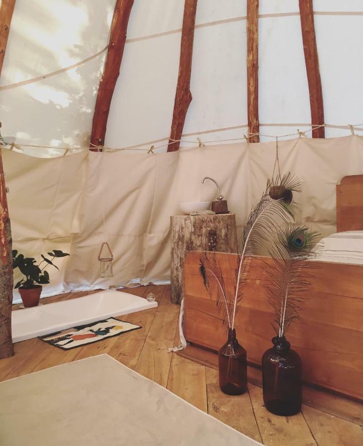 Tipi Lodge dans la Forêt Mimizan-Plage Exterior foto