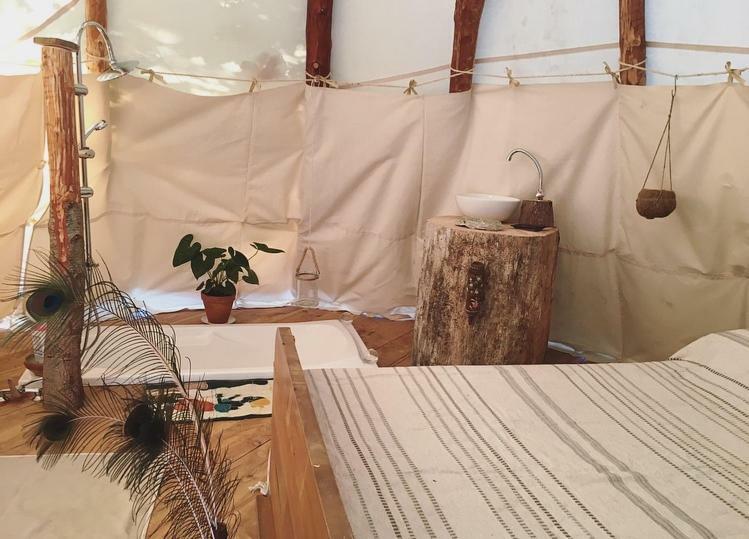 Tipi Lodge dans la Forêt Mimizan-Plage Exterior foto