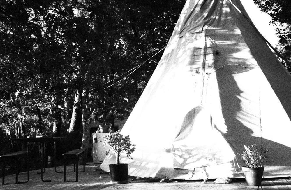 Tipi Lodge dans la Forêt Mimizan-Plage Exterior foto